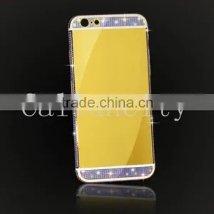 Factory Directly for Iphone 6 Plus 24kt Gold Crystal Housing Back Cover thumbnail-4