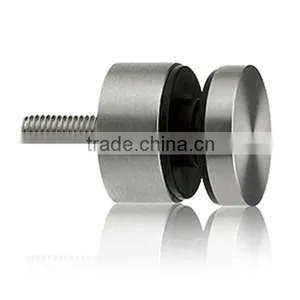 Stainless Steel Round Curved Back Glass Holder 30mm SS Glass Holder thumbnail-3