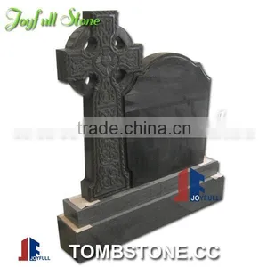 Granite Headstone With Cross thumbnail-1