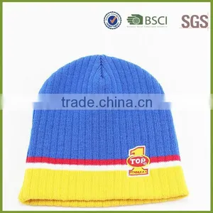 Unisex Adults Knitted Custom Acrylic Beanie thumbnail-4