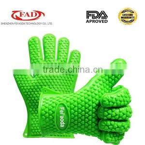 3% Discount BBQ Tools Heat Resistant Silicone BBQ/Grill Gloves thumbnail-2