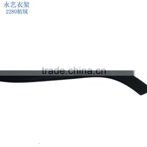 Hot Sale Durable Black Cheap Solid Plastic Hanger For Men thumbnail-3