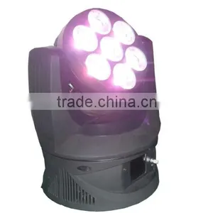 7pcs 12w 4in1 Mini Moving Head Led DJ Light thumbnail-2