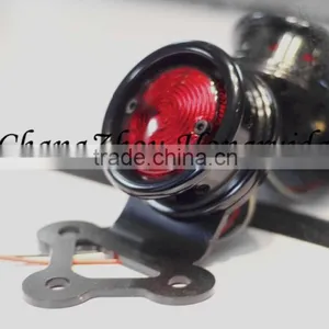Sportster Black Taillight / Led Taillight / Wheel Model Brass Tail for Harley Sportster/bobber/chopper thumbnail-1