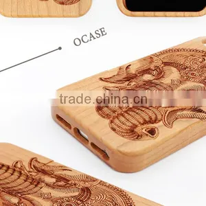 Yuanzhao Hot Sell Cherry Wood Mobile Parts Smartphone Case/Cellphone Case for Iphone 6 thumbnail-3