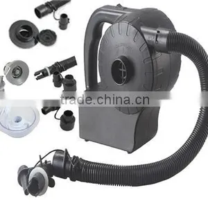 DC 12V/AC 230V 3 Universal Nozzle Adaptors Portable Electric Air Pump thumbnail-1
