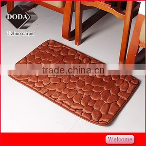 Anti-slip Pvc Polyester Memory Foam Bathroom Carpets and Rugs thumbnail-5