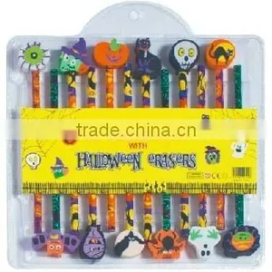 12PK Halloween Pencil Set thumbnail-1