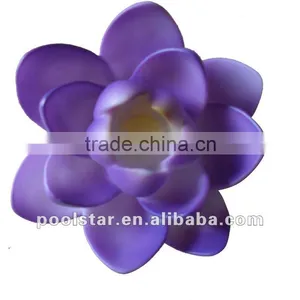 Purple PVC Swimming Floating Pool Light, LED Flower Light P1964 thumbnail-1