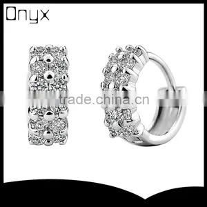 2015 Fashion Bar and Prong Setting Zircon Clip on Earrings for Women thumbnail-1