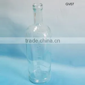 Clear Large Tall Glass Vases for Greenish Lily Flower thumbnail-1