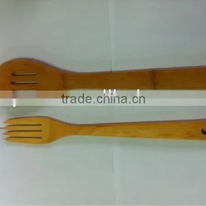 Natural Bamboo Spoon,forks,tong /kitchenware thumbnail-1