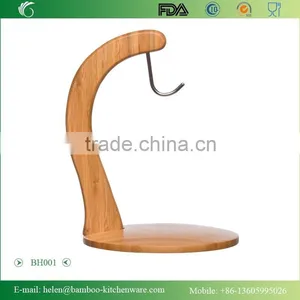 BH001/New Design Bamboo Banana Holder Durable Bamboo Banana Rack Eco-friendly Fruit Stander Household Fruit Hanger thumbnail-3