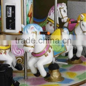 Coin Coperated Kids Ride on Horse Ride Simulator Amusement Electric Horses Ride thumbnail-4