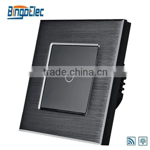 EU/UK Style Aluminium Panel Remote Dimmer Touch Switch thumbnail-5