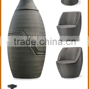 Garden Wicker Stacking Set thumbnail-1