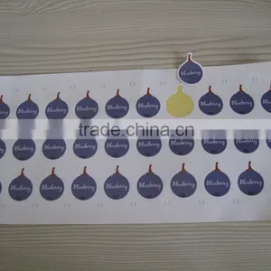 Blueberry Laser-cut Cuty Paper Adhesive Sticker thumbnail-1