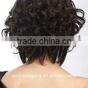 Wholesale New Synthetic Short Afro Curly Hair Style Full Lace Wigs for Black Women thumbnail-3