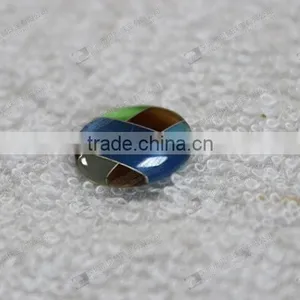 Colorful Gemstone Mosaic,gemstone Cuff Buttons thumbnail-3