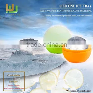 Personalized Silicone Ice Cube Tray Custom Ball Shaped Ice Cube Tray for Kids - 607 thumbnail-3