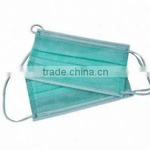 Green Color Disposable Medical Face Mask thumbnail-1