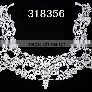 Cotton Embroidered Crochet Lace Collar thumbnail-4