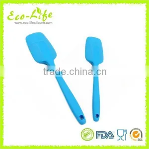 2PCS L S Size Silicone Covered Metal Non-Stick Spatula Set, Kitchen Utensils, Baking Tools thumbnail-2
