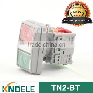 on off Push Button ,double-head NO+NC TN2-BT thumbnail-1