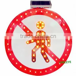 Solar LED Traffic Road Sign,solar Traffic Signal Light thumbnail-2