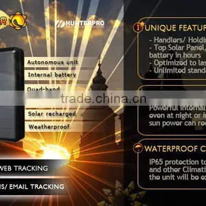 Solar GPS Tracker, Rechargeable Battery, IP65 Case,powerful Solar Pannel, Easy Attach, High Battery Life - Mod HPSOLARexe thumbnail-2