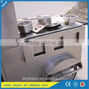 Restaurant Room Bike Food Cart Hotdog Food Cart Beverage Carts With Bike Wheels thumbnail-4