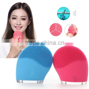 Wholesale Bathroom Use Face Body Skin Electric Deep Cleaning Massage Face Exfoliator Brush thumbnail-2