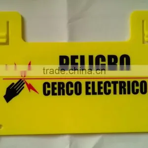 Customized Electric Fencing Warning Sign Dangerous Warning Board Caution Boards thumbnail-5