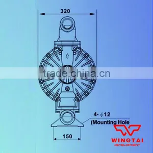 Pneumatic Double Diaphragm Vcirculate Pump thumbnail-5