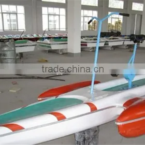 Single Person Fiberglass FRP Wheels Water Tricycle Bike thumbnail-5