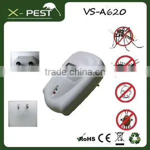 X-pest VS-A620 Indoor Electric Sonic Insect Bug Flea Cockroach Fly Mouse Pest Repeller Control Device AC Plug thumbnail-1