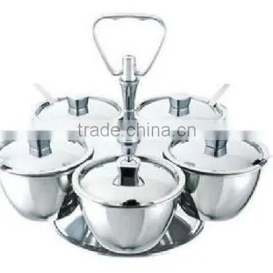 Kinox 18-10 Stainless Steel Luxe 5-bowl Condiment Server thumbnail-1