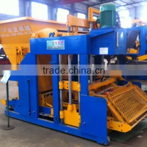 QT12-15 Mobile Concrete Block Machine / QMY12-15 Moving Style Eggs Laying Blocks Machine / Mobile Blocks Making Machine for Sale thumbnail-5