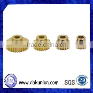 CNC Turning Customzied Brass Pinion/Brass Gear thumbnail-5