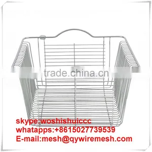 Indoor Hanging Storage Basket, Bathroom Storage Wire Baskets thumbnail-4