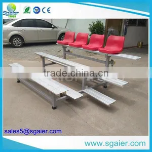 Metal Sports Stadium Bleachers With Plastic Chair thumbnail-5