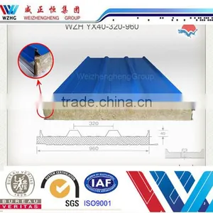 WZH PPGI Metal Eps Wall Sandwich Panel Price Light Weight Sandwich Panel thumbnail-4