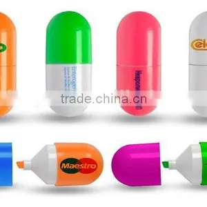 Capsule Pill Shaped Highlighters/multi Colored Highlighter Pen thumbnail-1