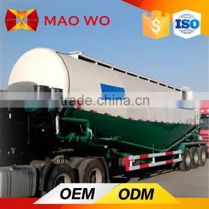 Tri-axle Air Compressor Dry Cement Tanker, Bulk Cement Trailer thumbnail-1