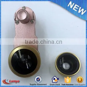 Smart Phone Lens 4 in 1 Kit With 0.65x Wide 180 Degree Fisheye Macro Clp Lens thumbnail-4