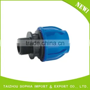 Water Irrigation Fittings PP Compression Quick Female Female Coupling thumbnail-6