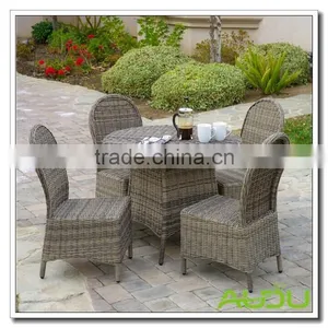 Audu Round Table Plastic Rattan New Rattan Outdoor Furniture thumbnail-2