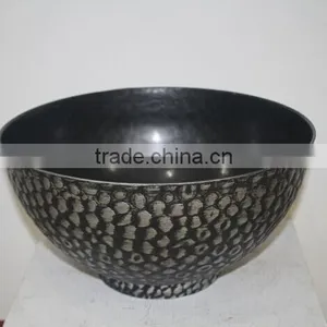 Silver Colour 14" Cathay Bowl Planter thumbnail-2