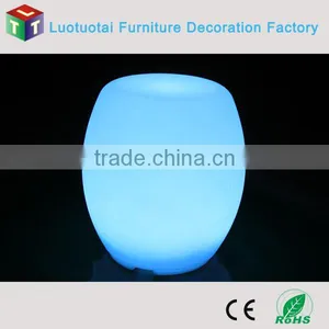Manufacturer Die40*H45CM PE LED Drum Chair/plastic LED Light up Chair With Remote Control 16 Mix Changeable Colors thumbnail-6