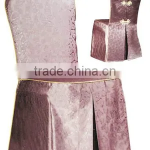 Chinese Design Used Ruffled Wedding Chair Cover for Sale thumbnail-1